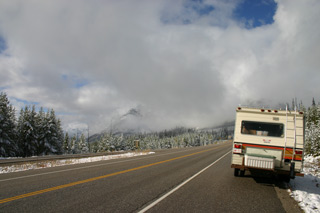 Fall snow near Dog Rump Creek